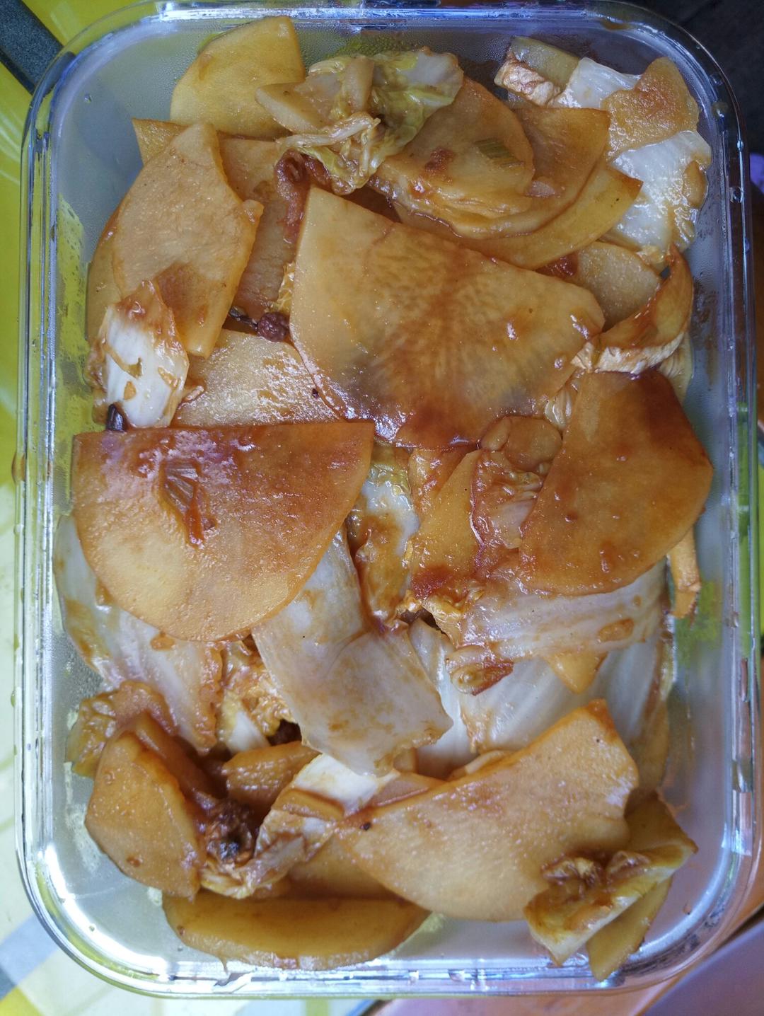 白菜炖土豆