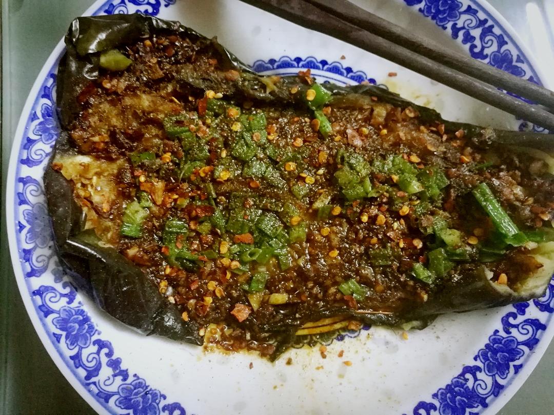 【微波炉烤茄子】