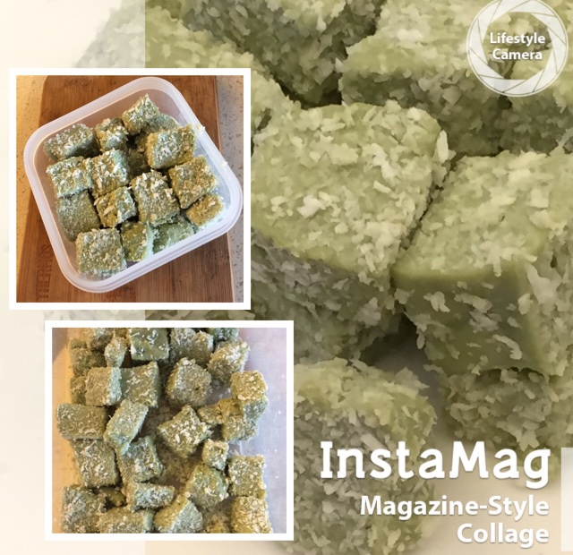 椰丝牛奶小方糕