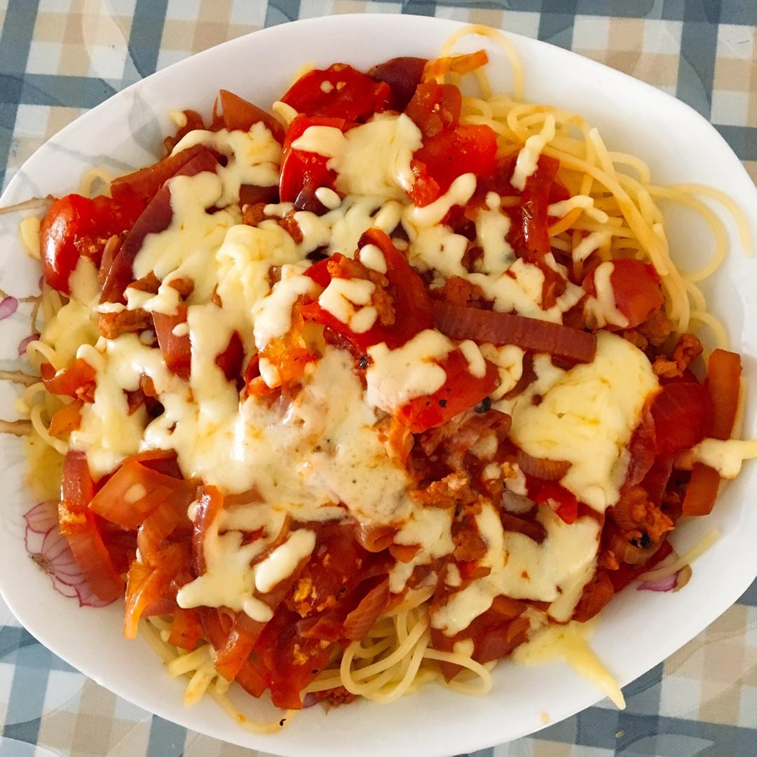 经典芝士焗意面