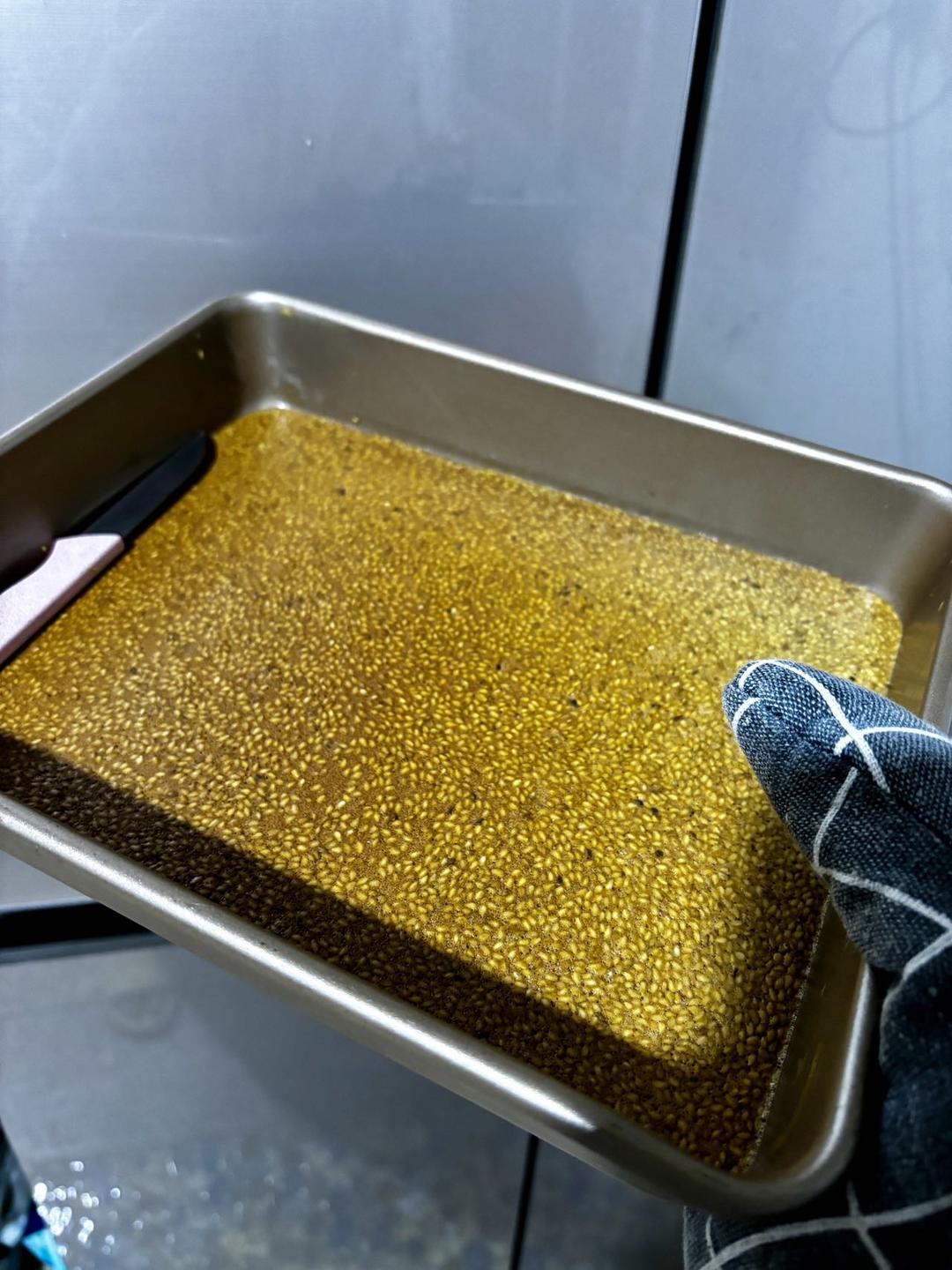 最最最简单快手的芝麻薄脆饼