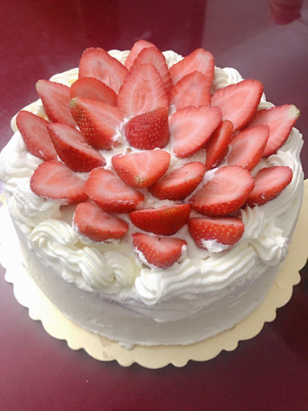 《Tinrry+》草莓奶油蛋糕（8寸配方）