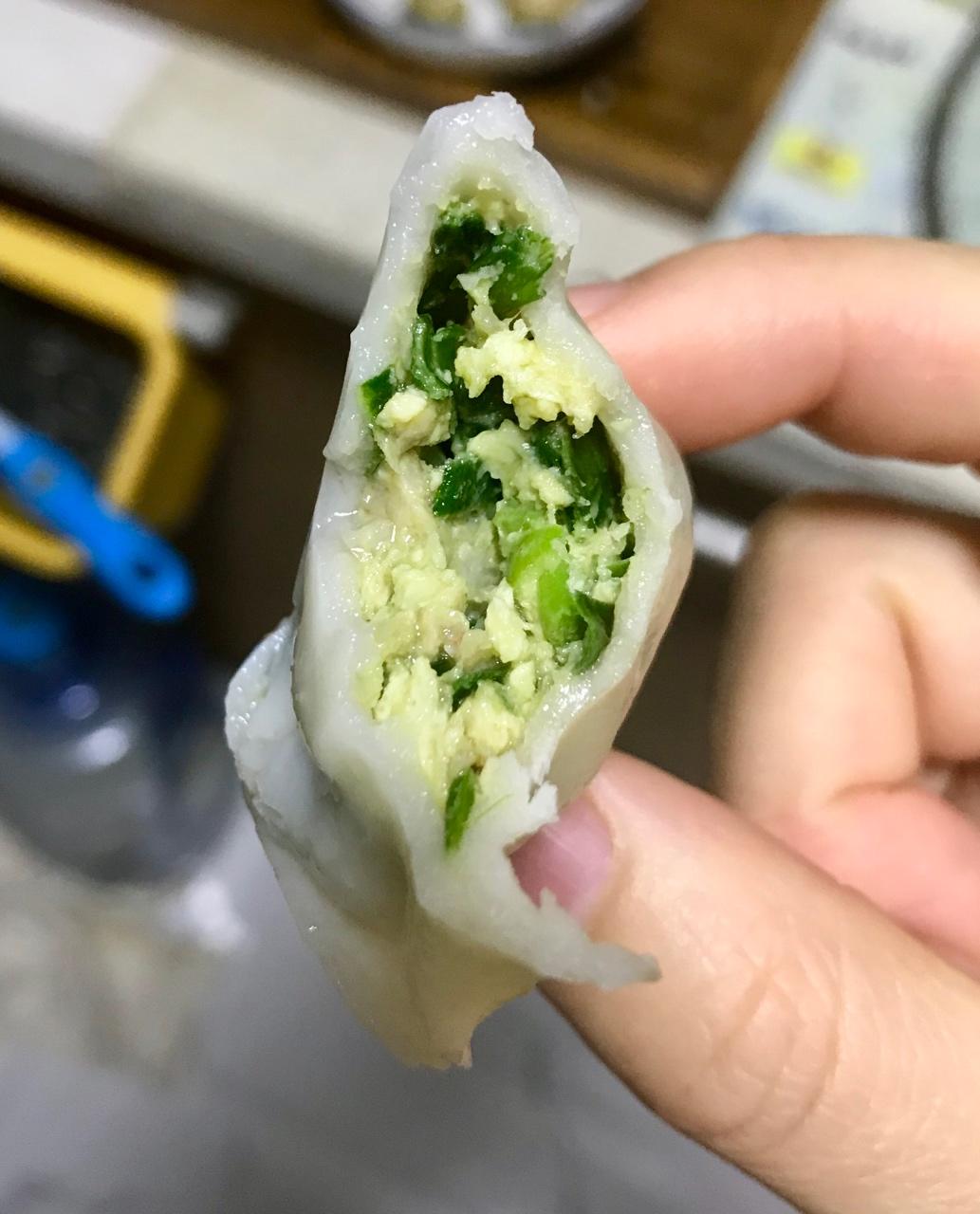 韭菜鸡蛋虾仁三鲜饺子