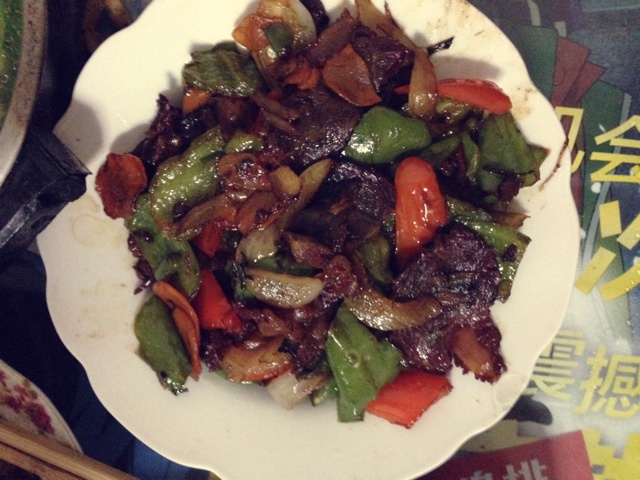 回锅牛肉