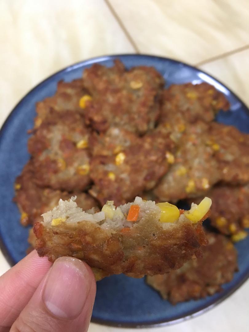 莲藕煎肉饼