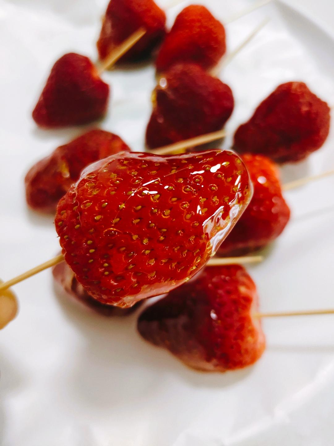 微波炉版0失败冰糖葫芦