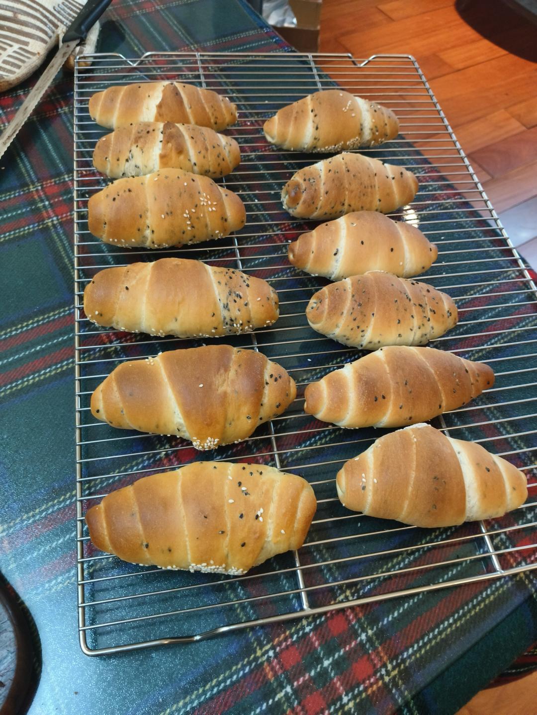 这个芝麻海盐卷我真的太爱了，你们赶紧做起来！