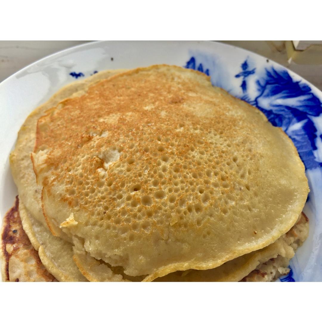 香蕉牛奶小煎饼