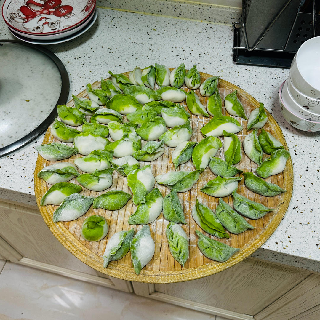 翡翠白玉饺子、白菜（百财）水饺、钱袋💰水饺、