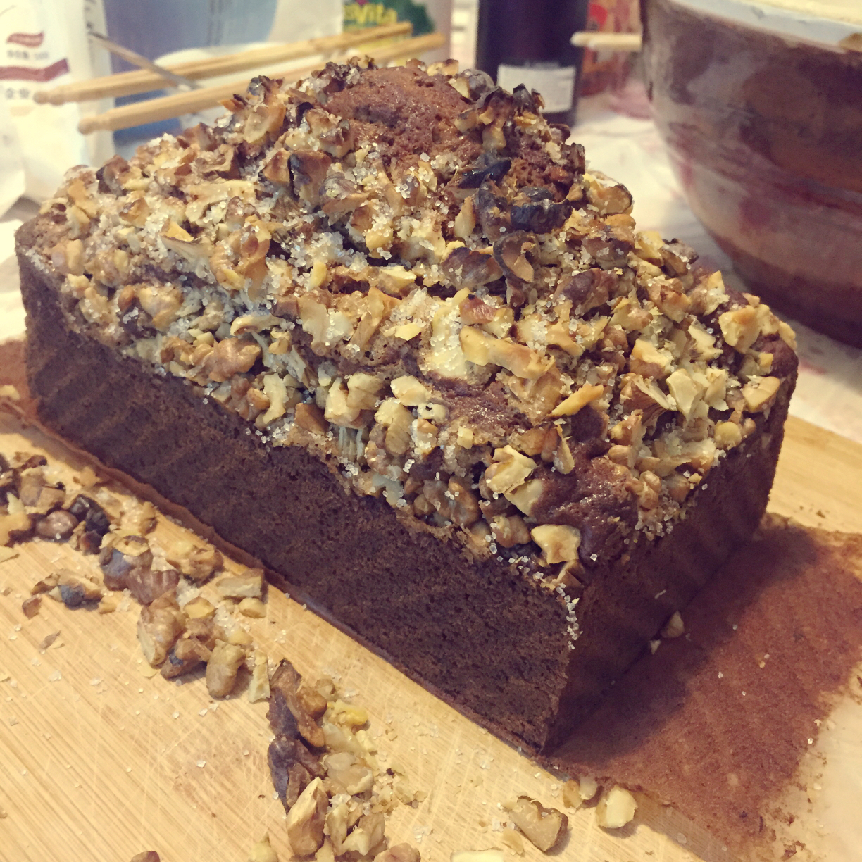 香蕉核桃磅蛋糕 Banana & Walnut Pound Cake