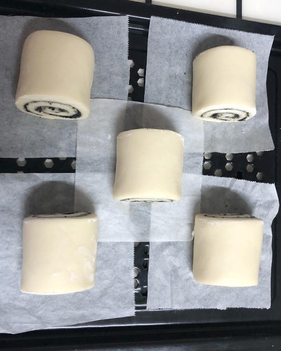 奶香黑芝麻馒头（一次性发酵）