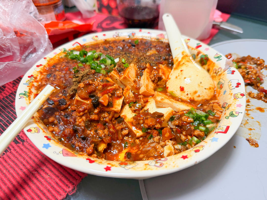 麻婆过桥豆腐