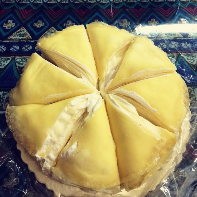 monkeytt_t做的榴莲千层蛋糕