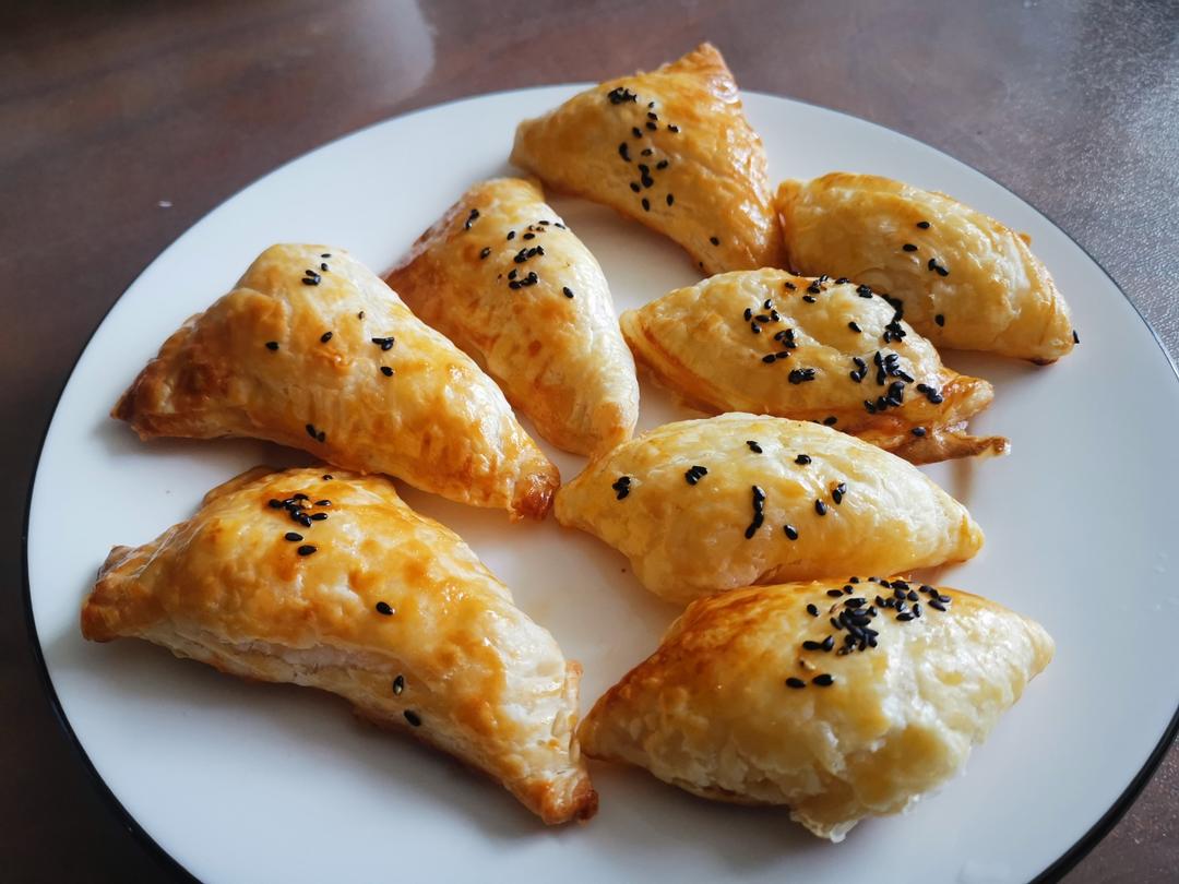 简易香蕉苹果派，香酥可口