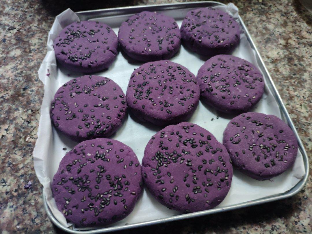 烤箱版紫薯饼（红薯饼）