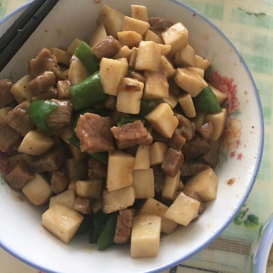 黑椒配牛肉这么好吃，当然是天生一对！——黑椒牛肉粒