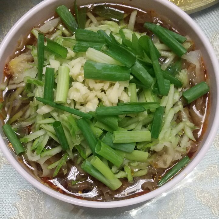 捞拌蕨根粉