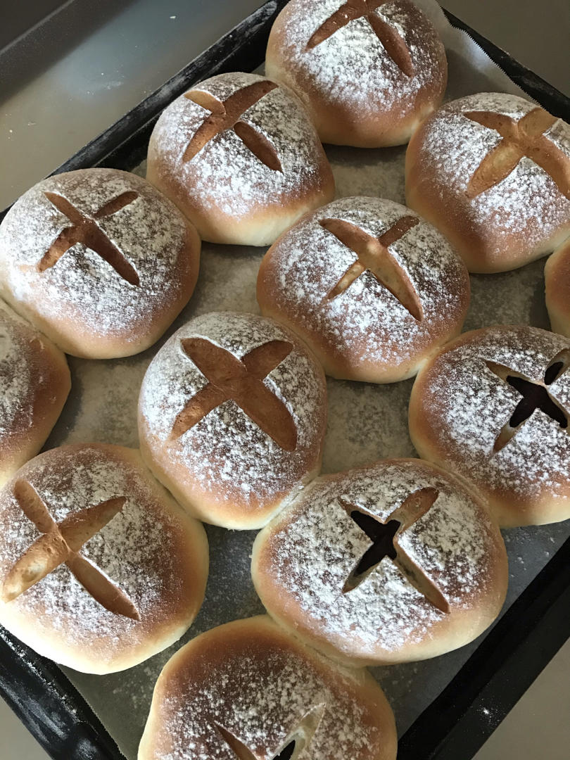 豆沙蛋黄面包～好吃到哭～