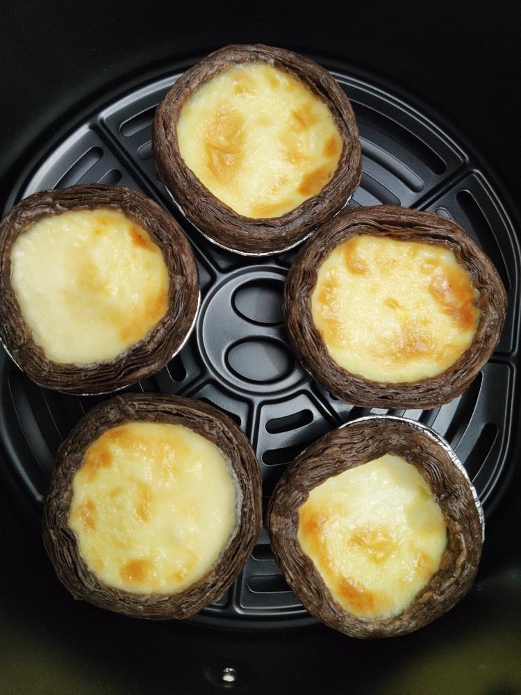 空气炸锅版全蛋葡式蛋挞『秒杀KFC』悠伴空气炸锅