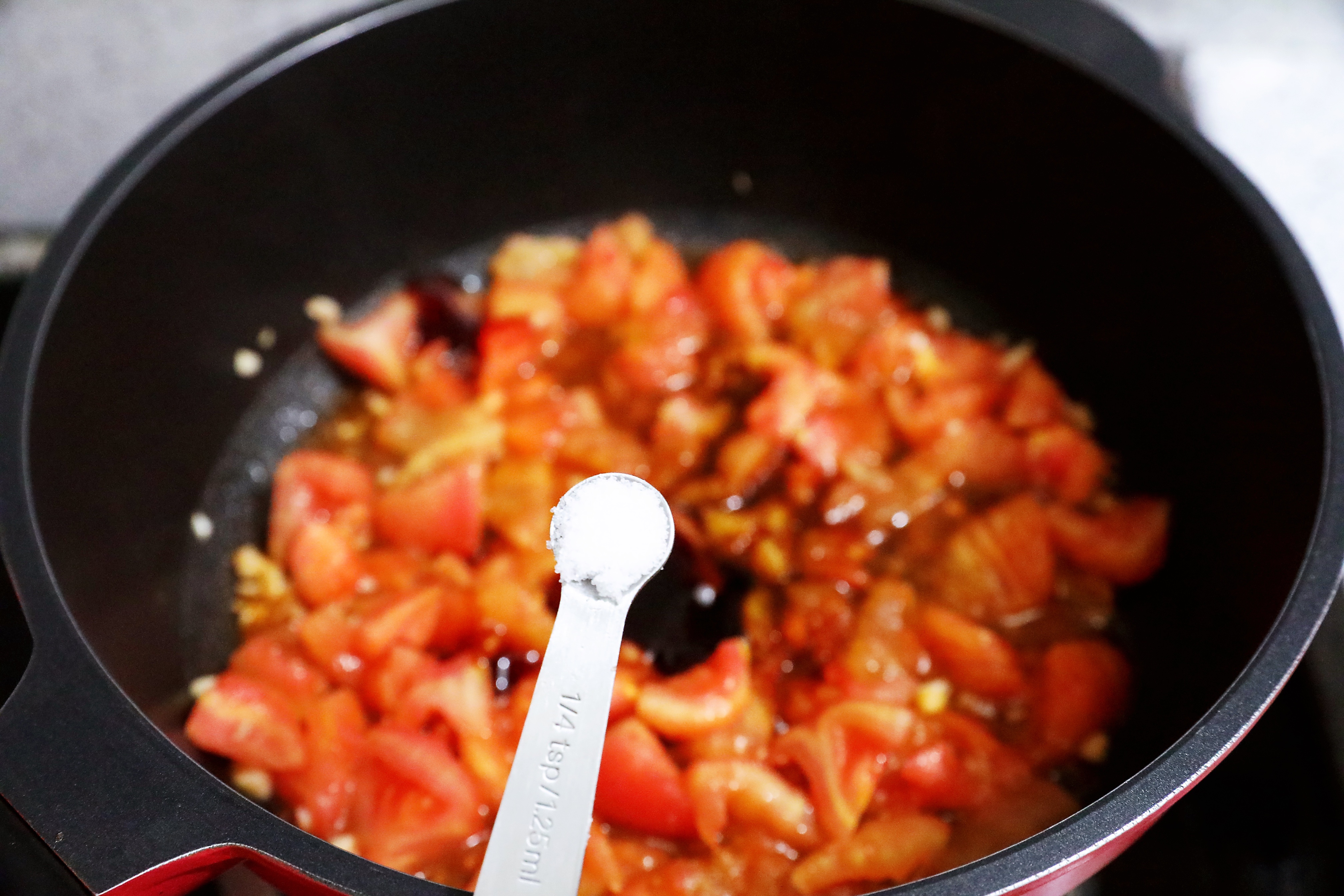 西红柿面疙瘩汤的做法 步骤10
