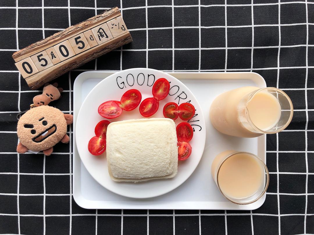 纯奶手撕吐司的做法 步骤1