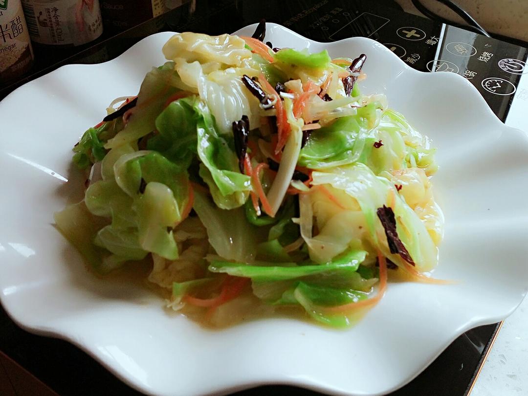 呛拌大头菜【圆白菜、包菜】的做法