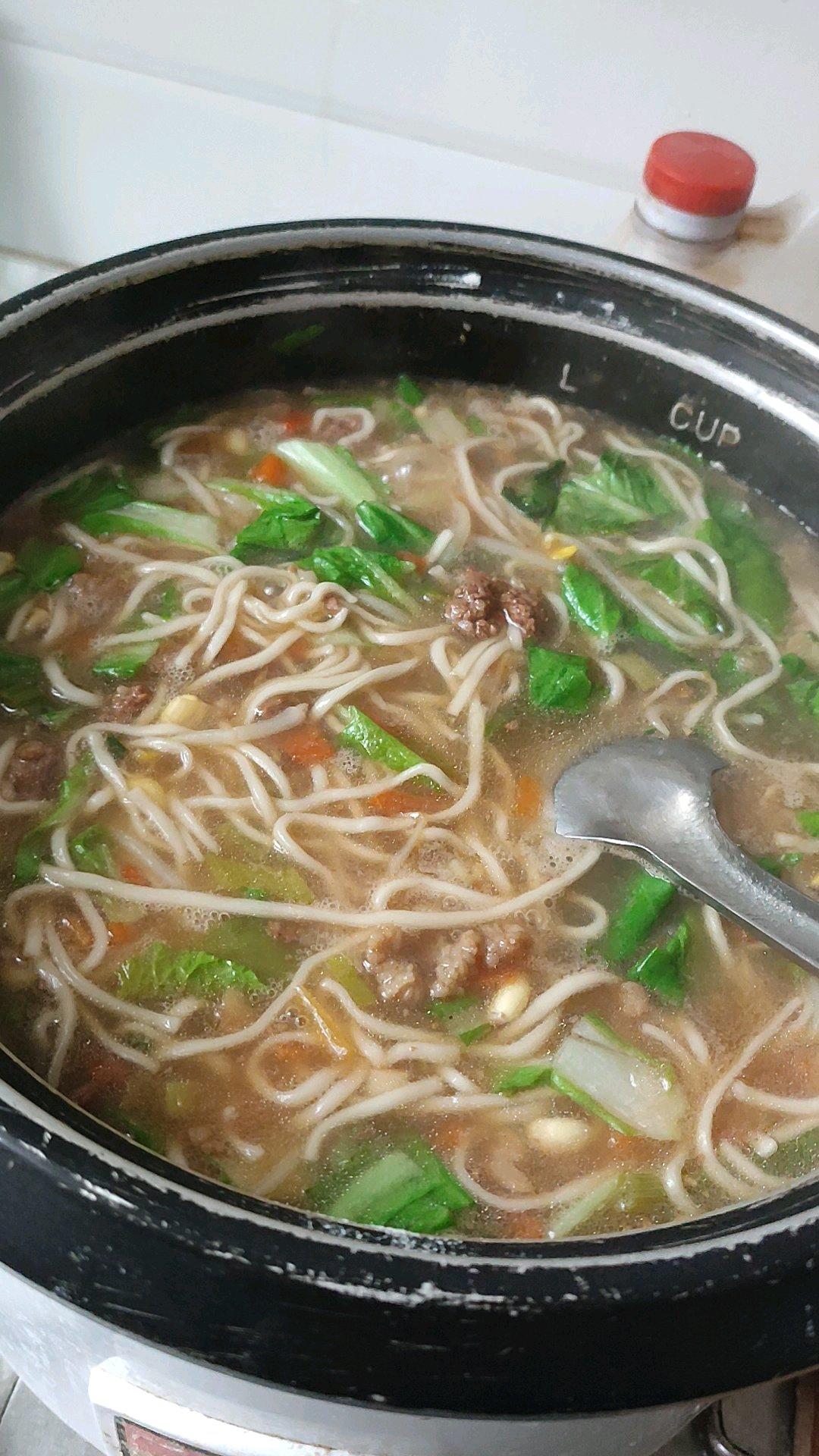 羊肉炝锅面