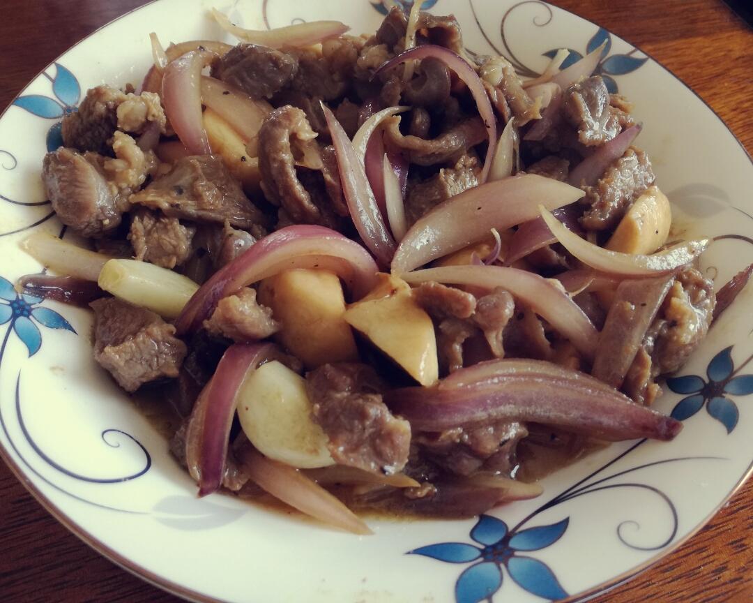 杏鲍菇牛柳的做法