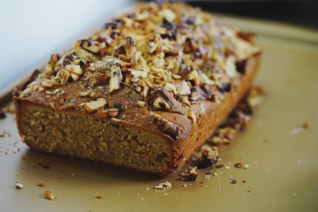 香蕉核桃磅蛋糕 Banana & Walnut Pound Cake