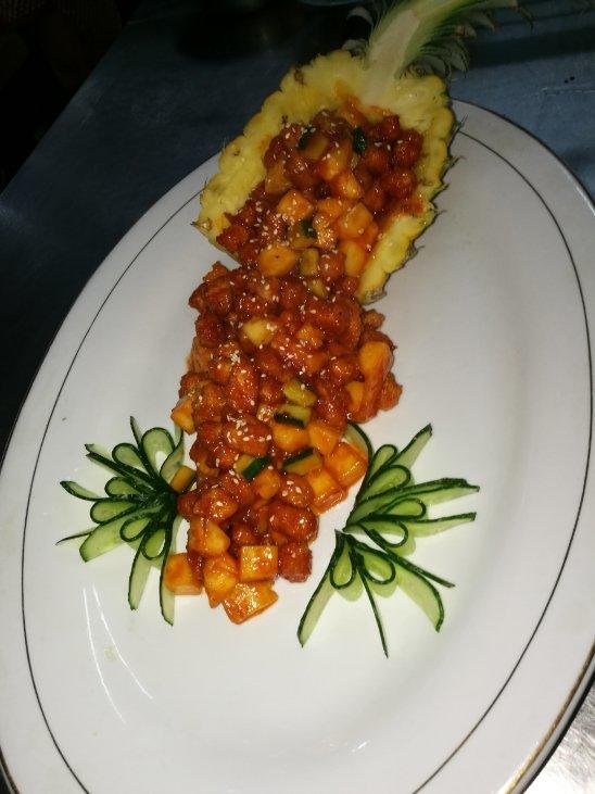 秘制菠萝咕噜肉（绝对好吃）