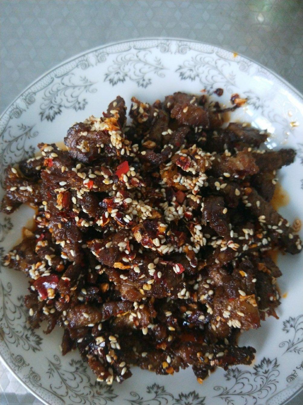 麻辣牛肉干
