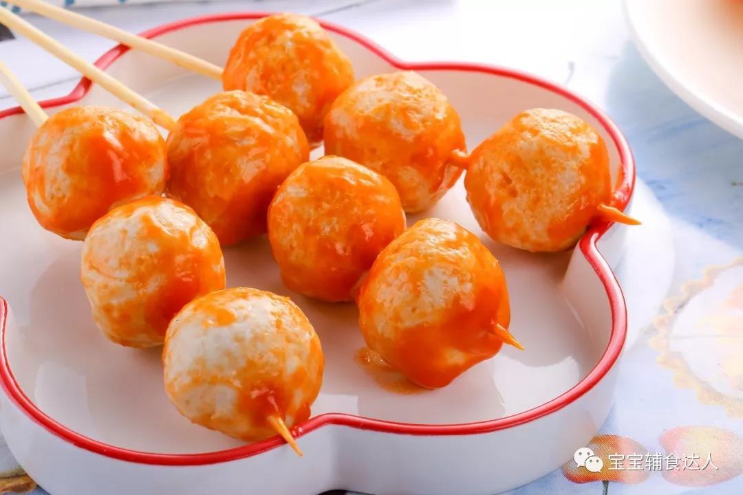 鱼丸子串串 宝宝辅食食谱的做法