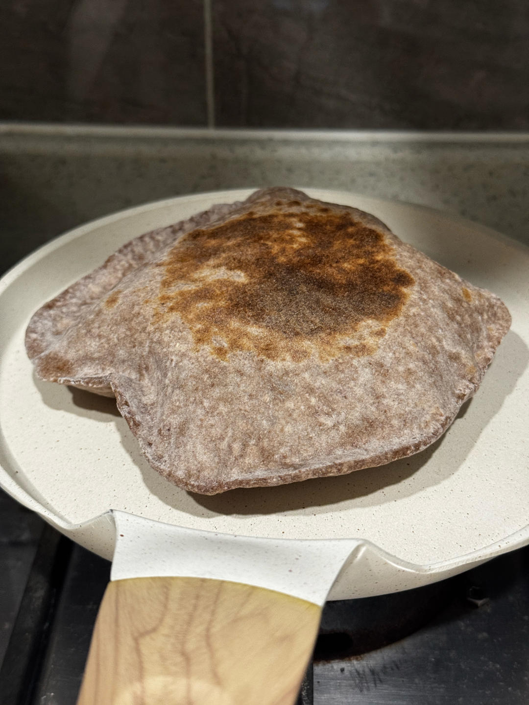 无油高萌气球饼~Roti，Phulka印度薄饼，中式单饼