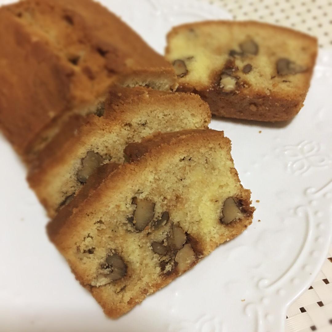 焦糖核桃磅蛋糕