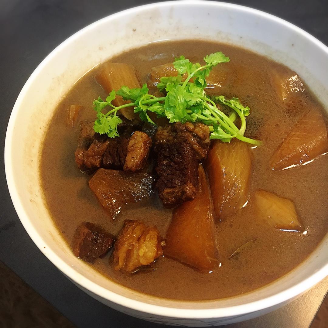 柱侯牛腩萝卜（广州面店的味道）