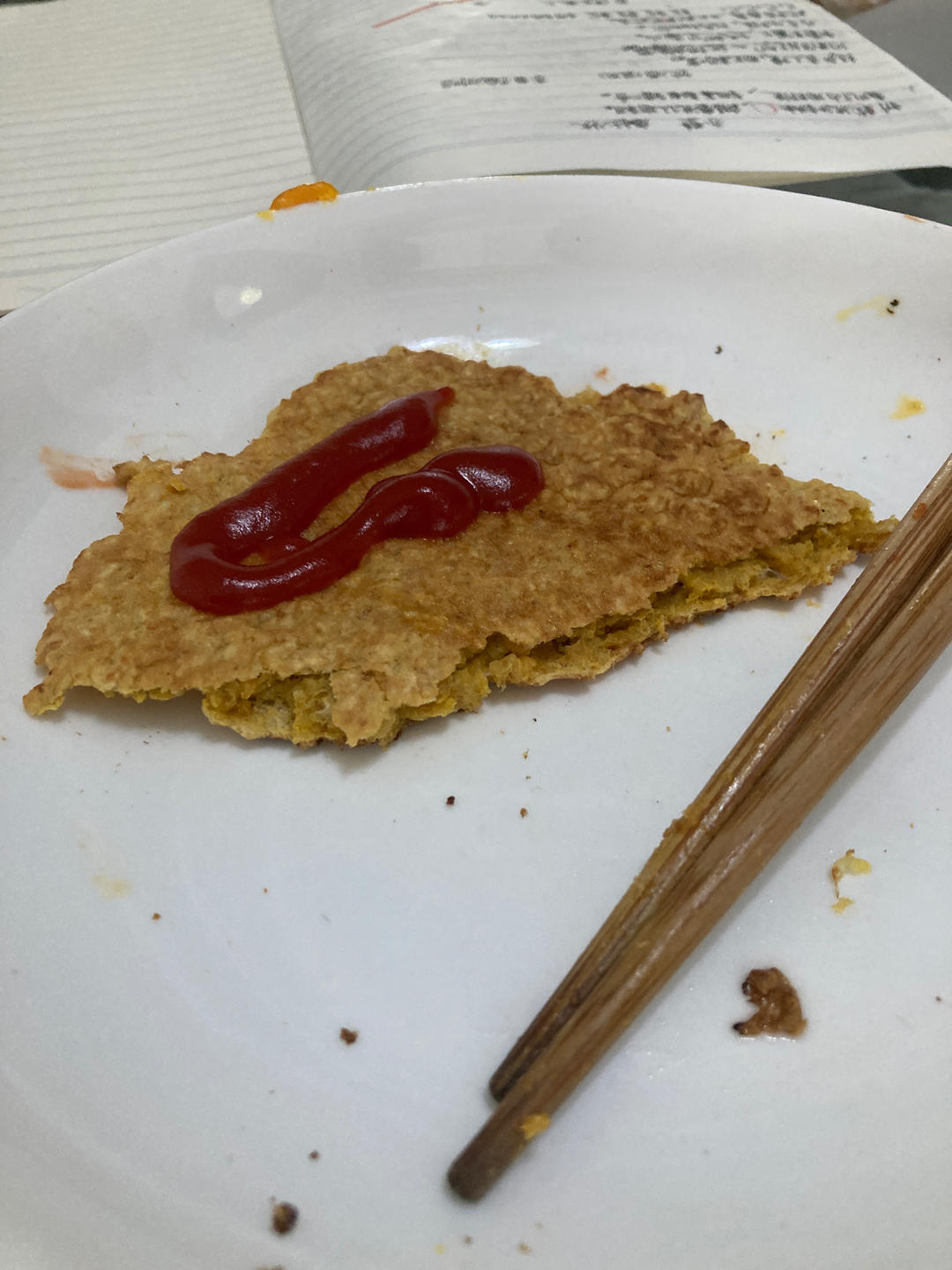 燕麦麸皮鸡蛋饼（无面粉）