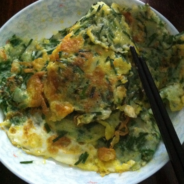 韭菜鸡蛋饼