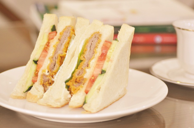 火腿芝士蛋三文治