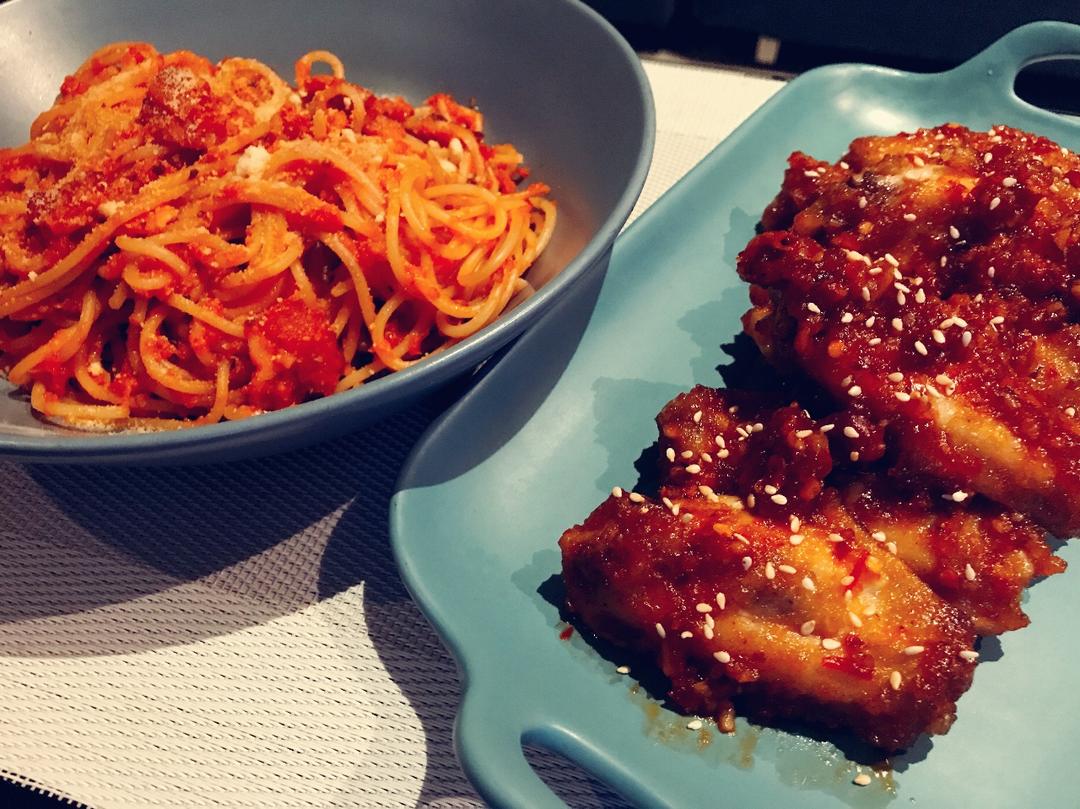 偏执狂talia做的韩式辣酱炸鸡块