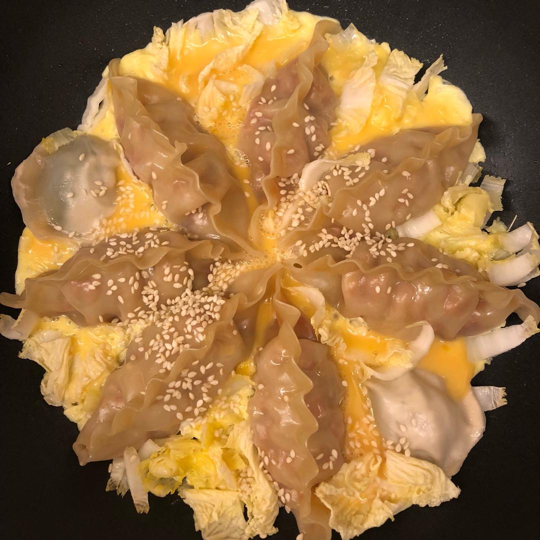 懒人快手抱蛋煎饺