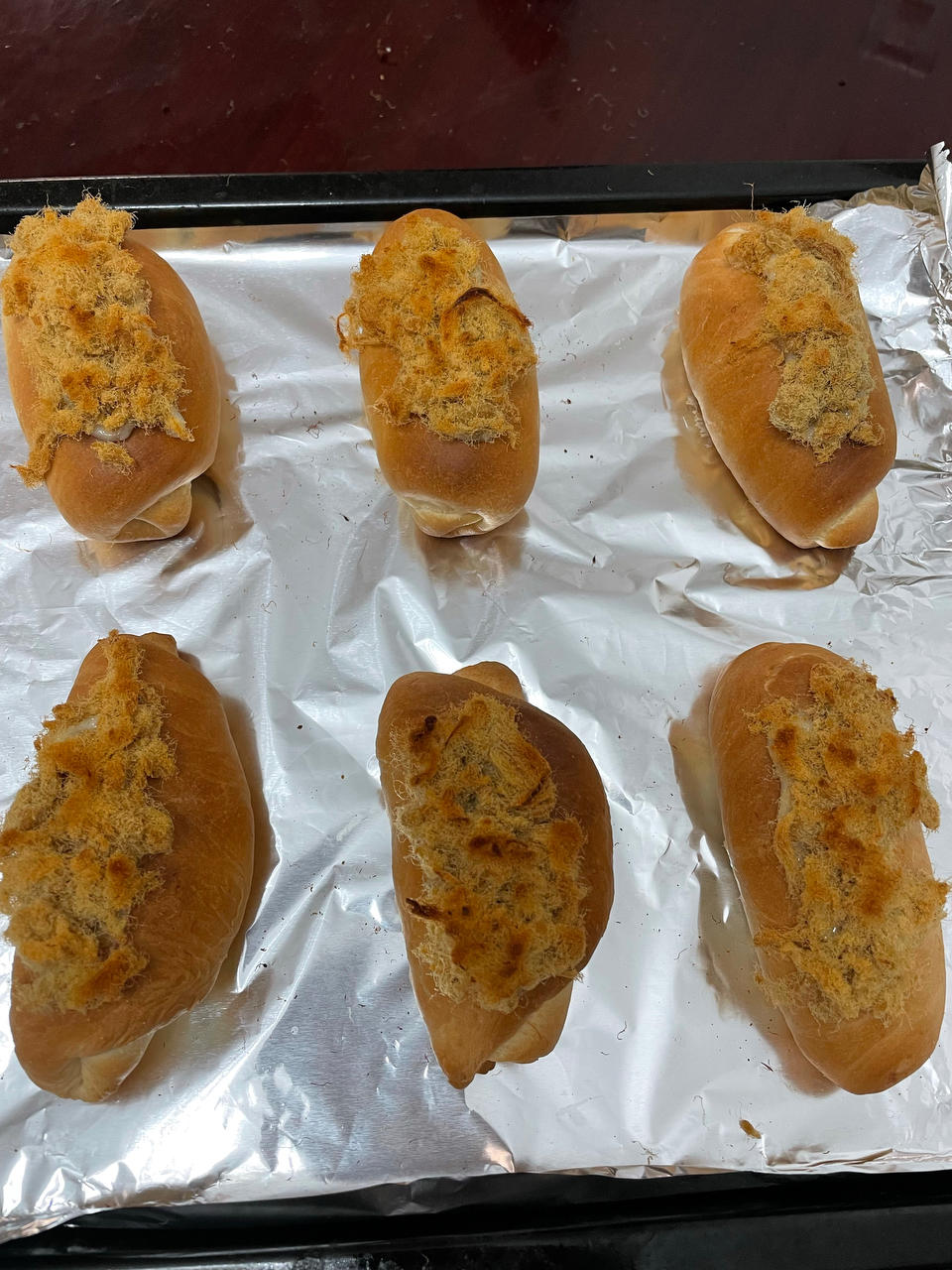 超好吃的肉松面包