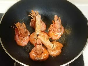 香煎阿根廷红虾(红烧)的做法 步骤2