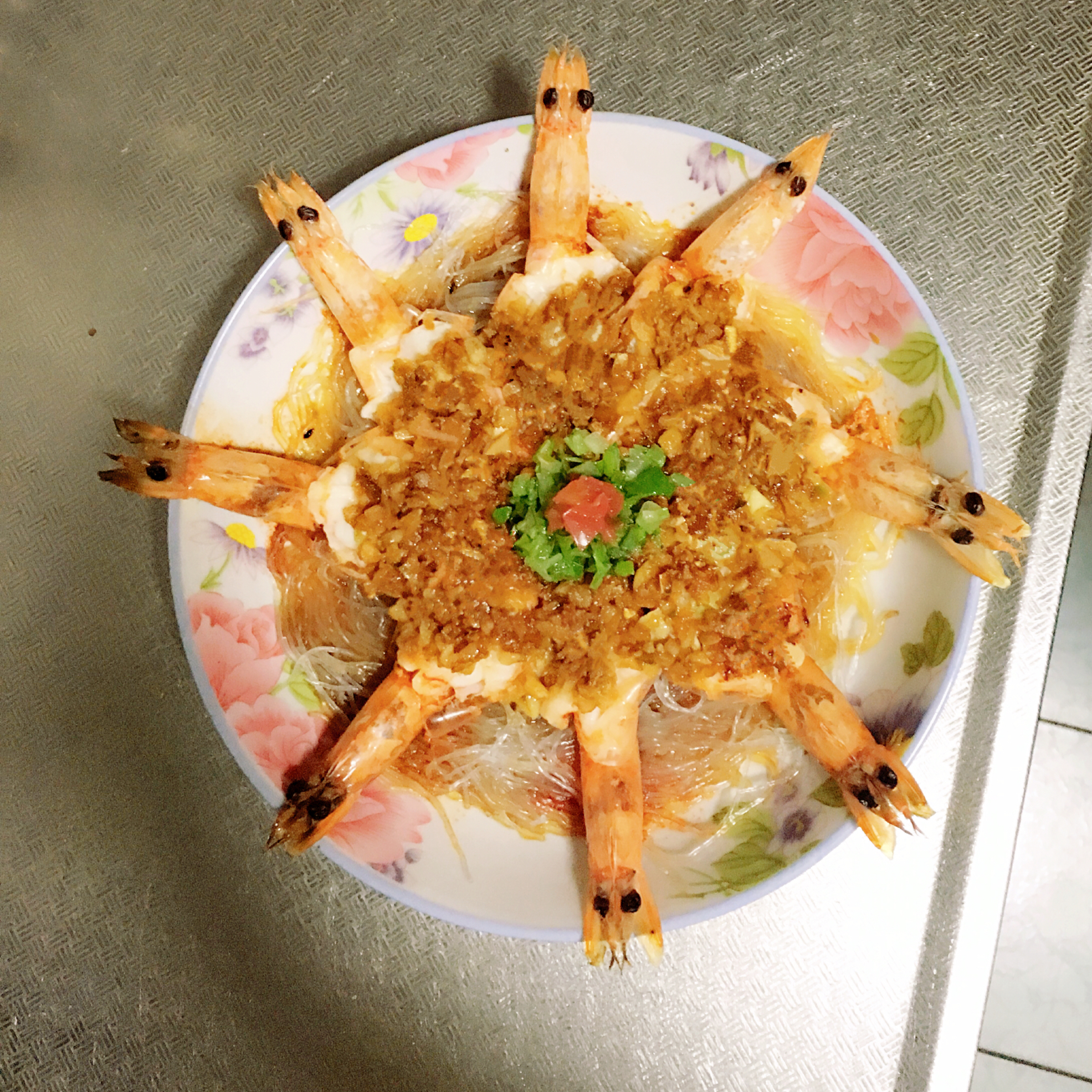 蒜蓉粉丝蒸虾