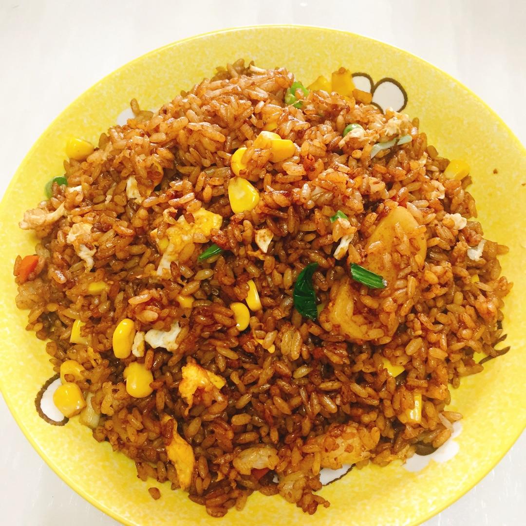 酱油炒饭(超级简单)