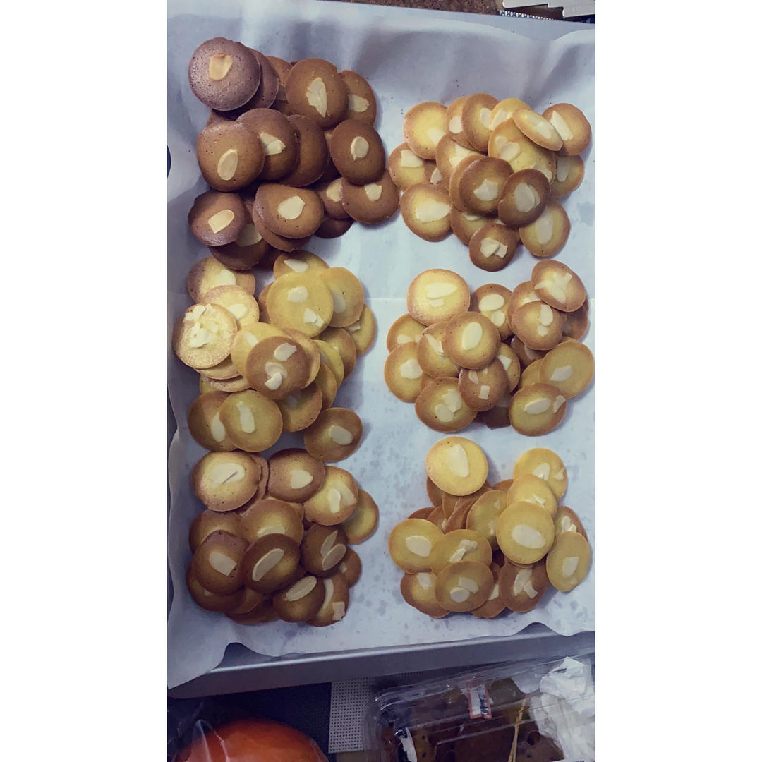 零失败春节小零食 杏仁薄脆饼干