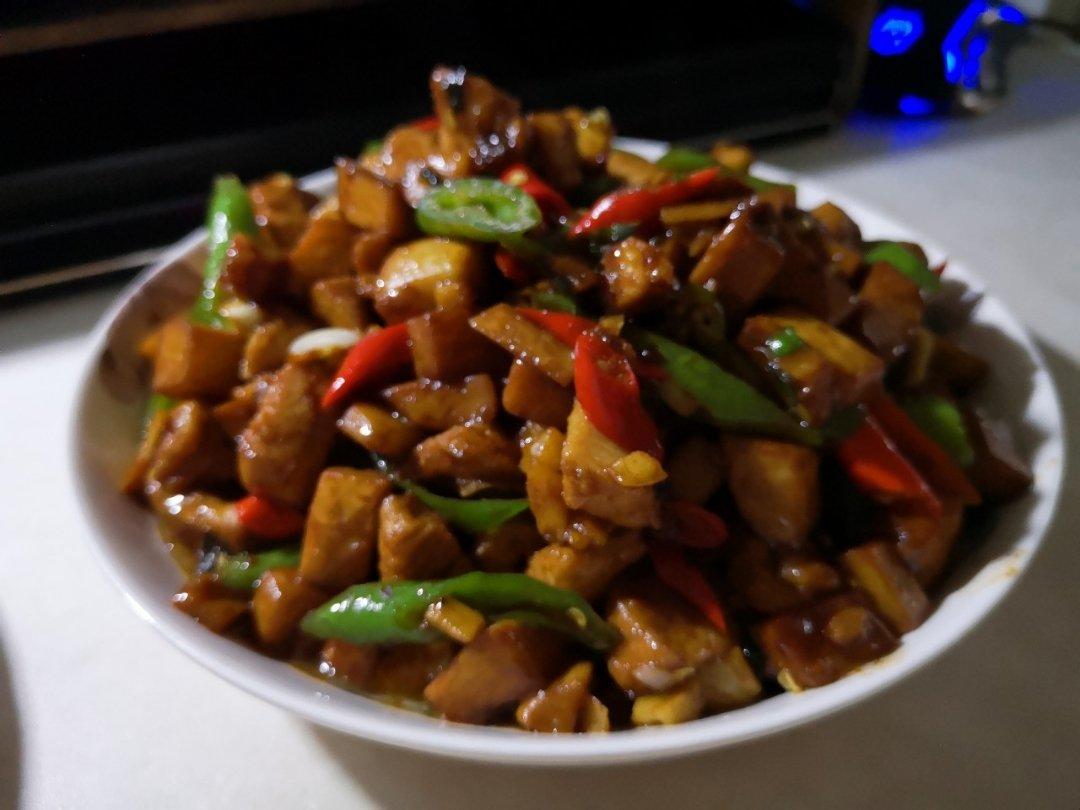 家常菜~杏鲍菇烧牛肉粒