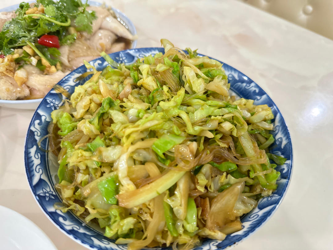 成功率百分之百的包菜炒粉丝