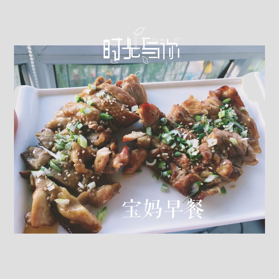 蒜香鸡腿排