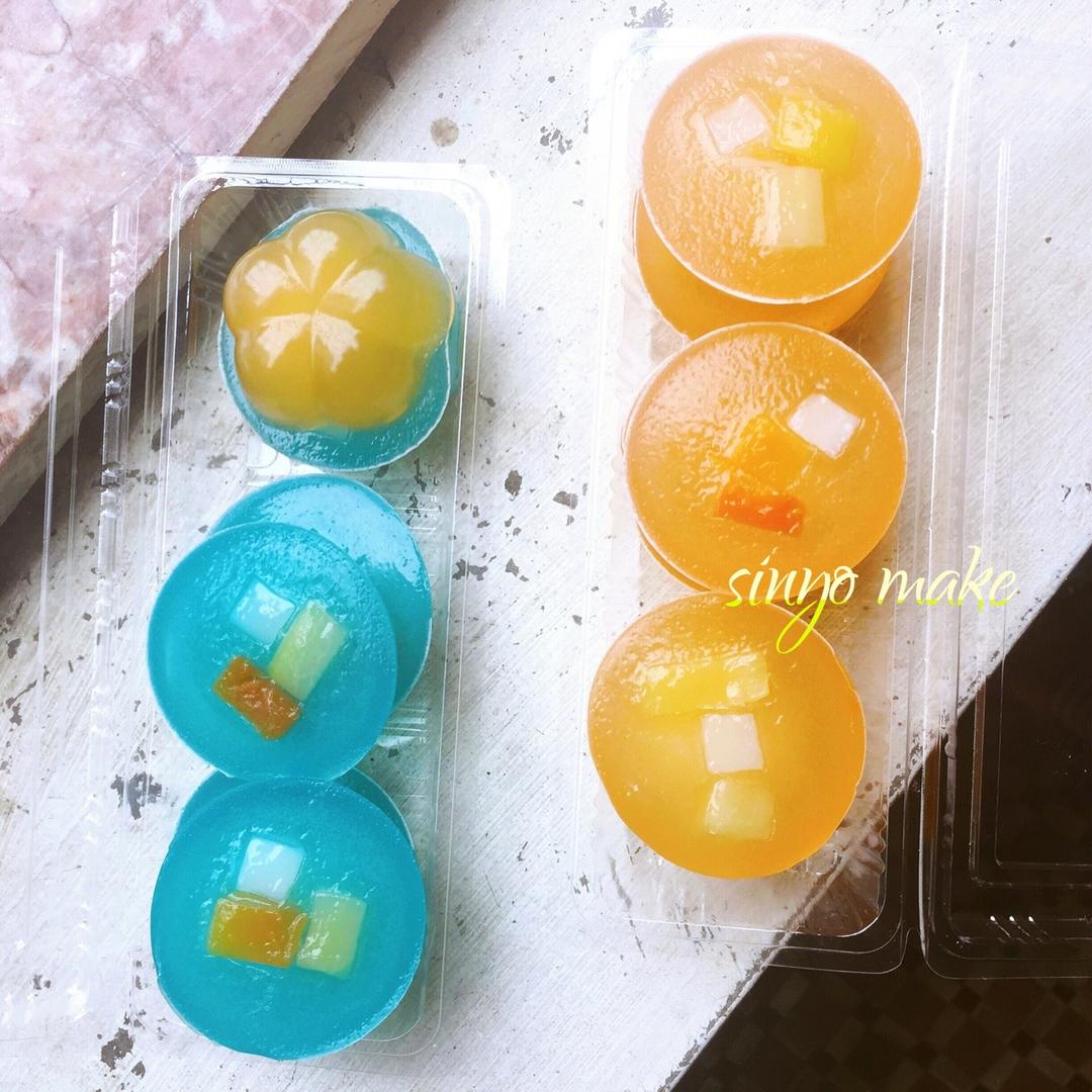 橙子VS蓝莓钵仔糕