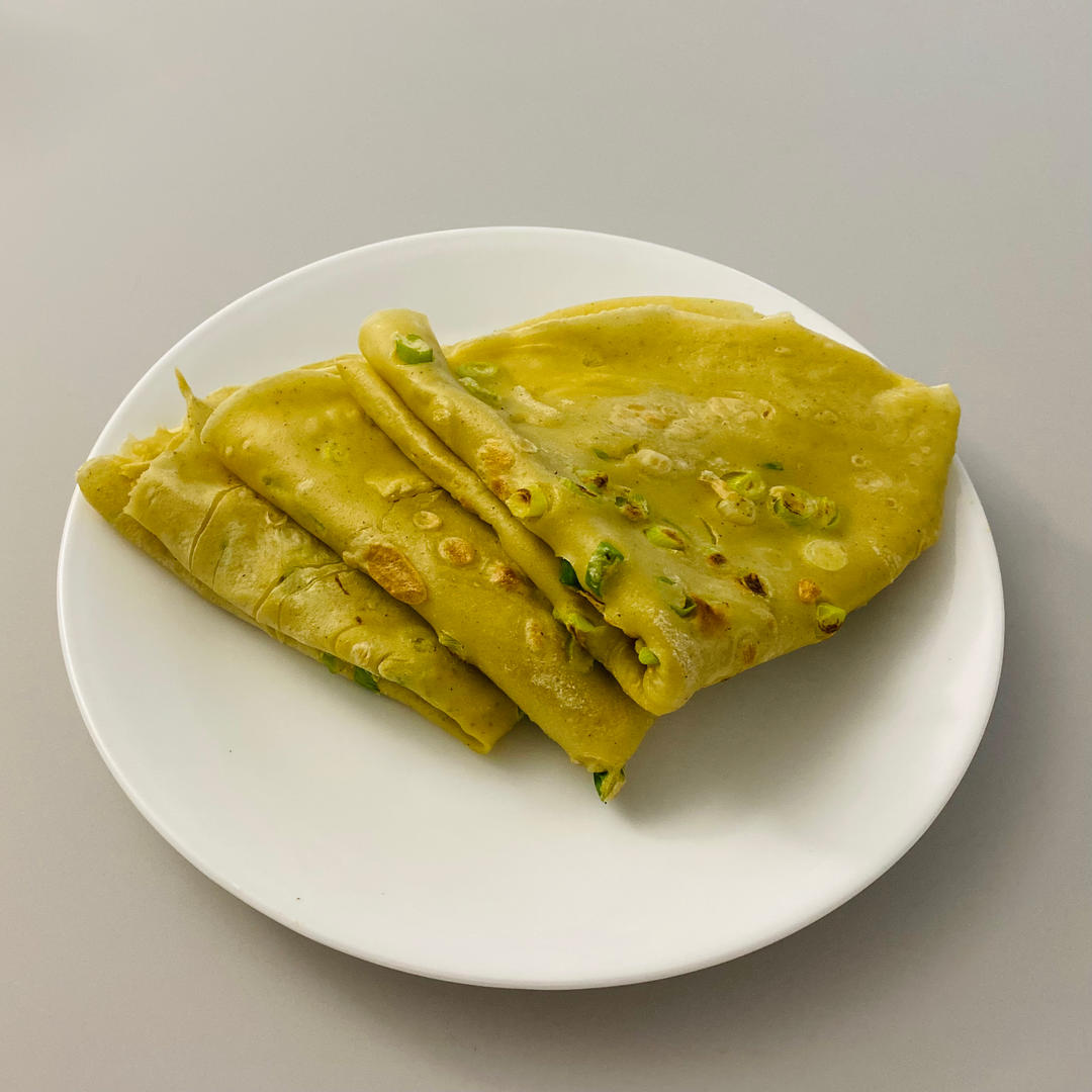 鸡蛋饼😋10分钟就搞定～简单易做～大人小孩都爱吃😋